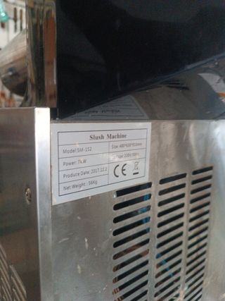 Máquina granizada acero inoxidable