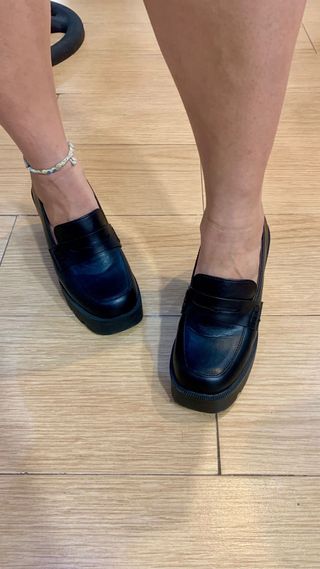Zapatos negros plataforma