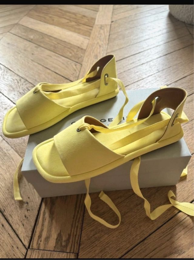 Sandalias Clergerie paris amarillas