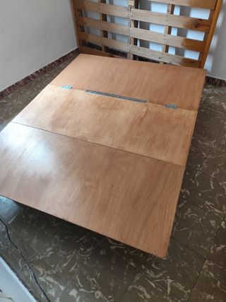 Cama plegable de madera camper