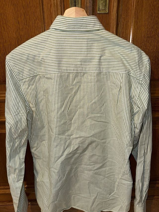 Camisa Springfield rayas verdes M