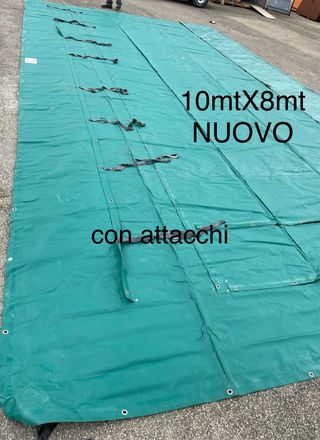 Telone 10x8mt NUOVO con attacchi