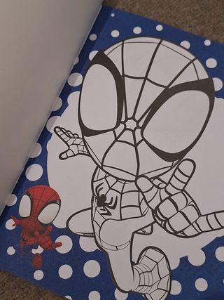 2 Libros Spiderman para colorear