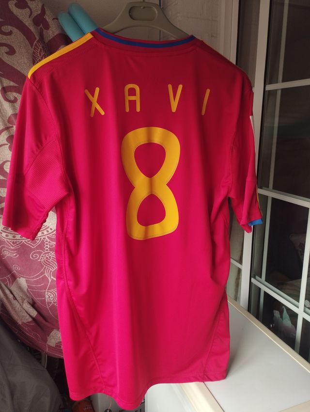 Camiseta Xavi España Mundial 2010 - Adidas XL