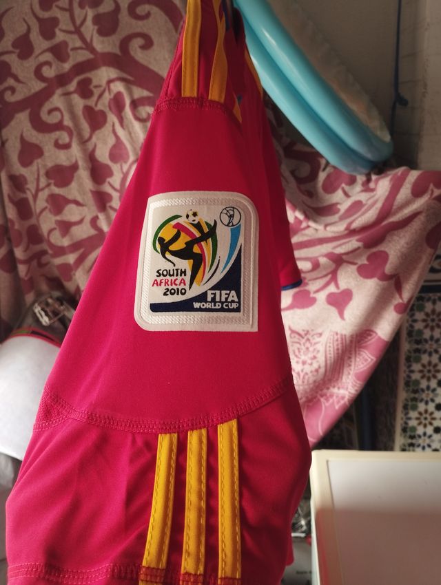 Camiseta Xavi España Mundial 2010 - Adidas XL