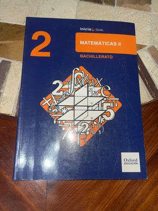 Matemáticas 2.º Bachillerato.  