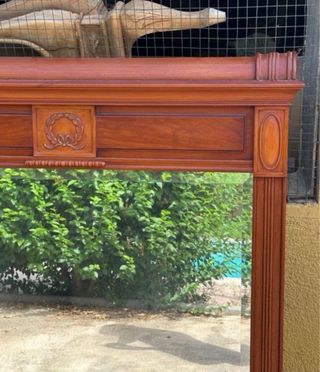 Espejo vintage madera marrón