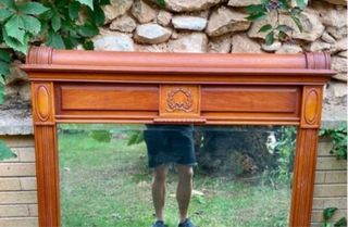 Espejo vintage madera marrón