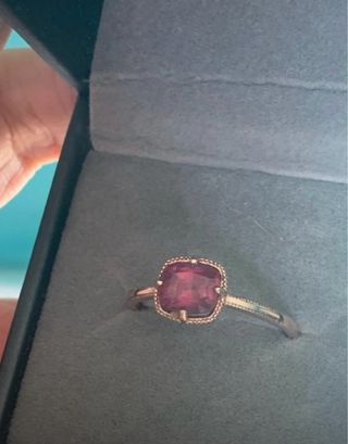 Anillo Rodonita Plata 925