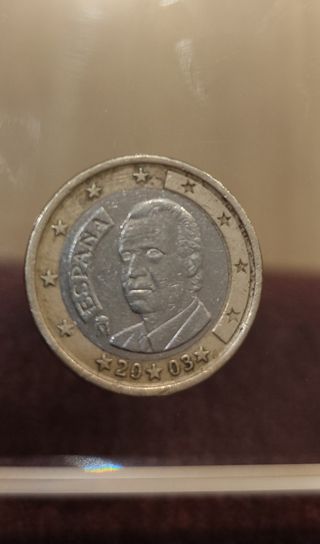 Moneda 1€ Juan Carlos I (2003)