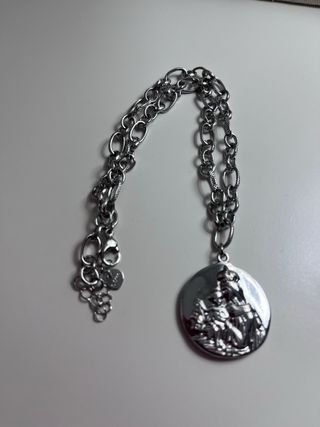 Collar Virgen Carmen - Plata
