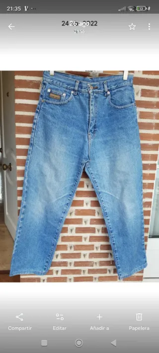 Vaqueros vintage mujer talla 42