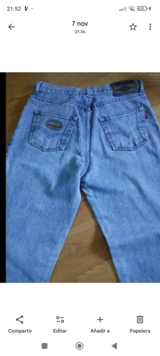 Vaqueros vintage mujer talla 42