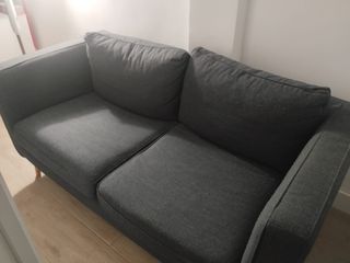 Sofá 2 plazas Gris