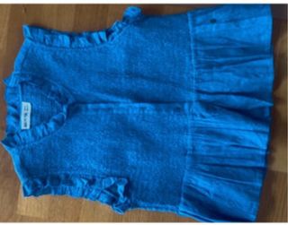 Blusa brownie azul XS - nueva