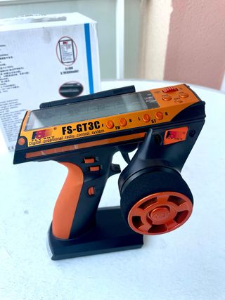 Emisora coche RC FlySky FS-GT3C 2.4Ghz como nueva