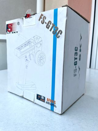Emisora coche RC FlySky FS-GT3C 2.4Ghz como nueva