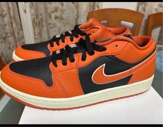 Nike Air Jordan 1 Low - Naranja y Negro