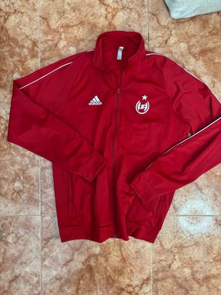 Chaqueta Adidas roja XL vintage
