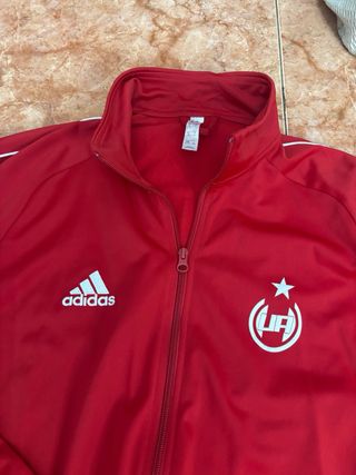 Chaqueta Adidas roja XL vintage