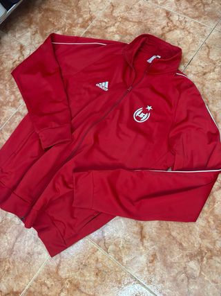 Chaqueta Adidas roja XL vintage