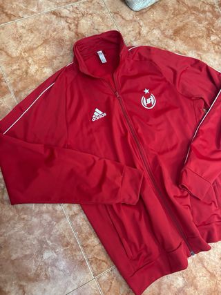 Chaqueta Adidas roja XL vintage