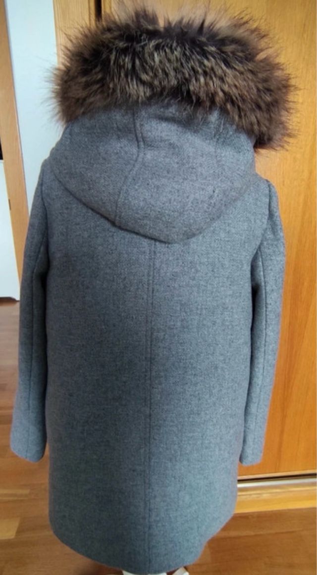 Abrigo Zara niña talla 13-14 con capucha