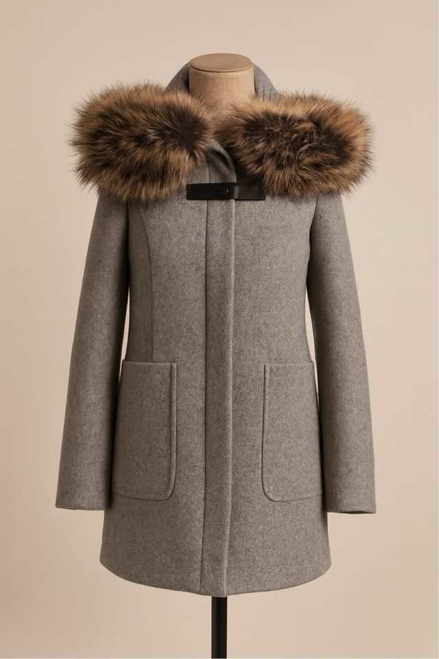 Abrigo Zara niña talla 13-14 con capucha