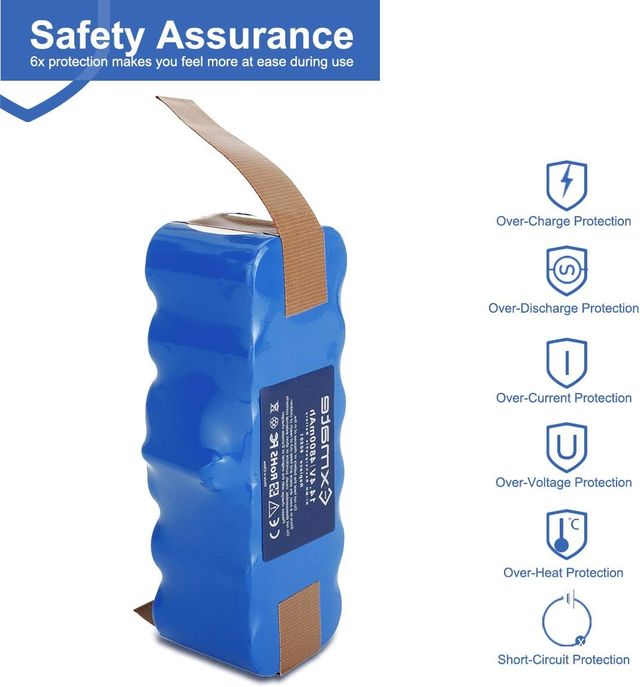 Batteria Exmate Roomba 500 600 14,4 V 4800 mAh