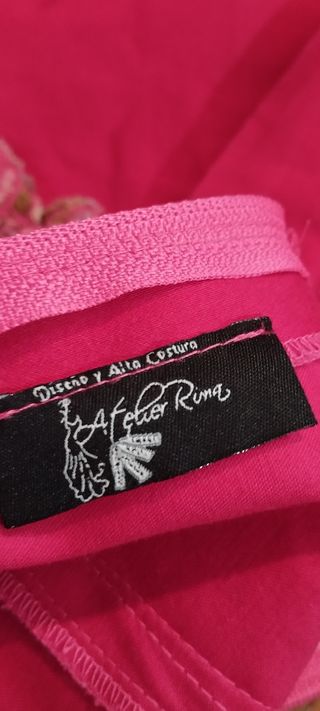 Falda Flamenca color fresa