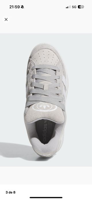Zapatillas Adidas - Gris/Blanco