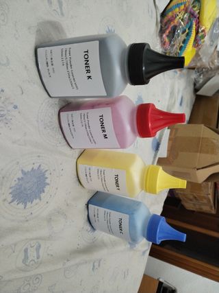 Toners recargables K, M, Y, C