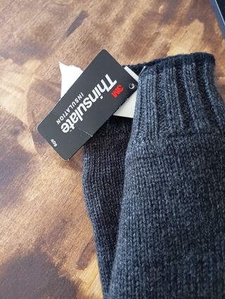 Guantes lana - Gris - Talla XL