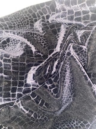 Vestido terciopelo negro - Talla M Mango