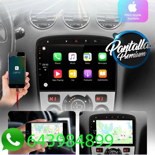 Radio Pantalla Carplay GPS para Peugeot 308 / 408
