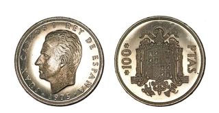 Moneda 100 Pesetas España 1975