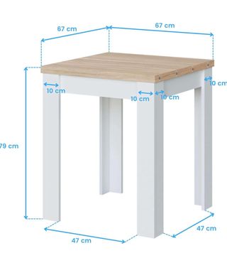 Mesa extensible boho - 134x78cm
