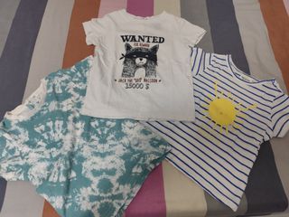 3 Camisetas bebé 12 meses