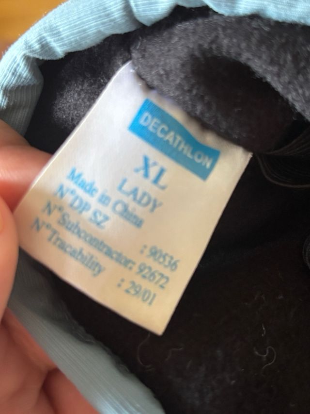 Guantes nieve Quechua - azules y blancos