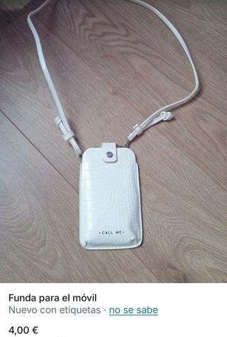 Bolso móvil blanco - funda bandolera