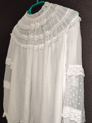 Blusa blanca t. XS