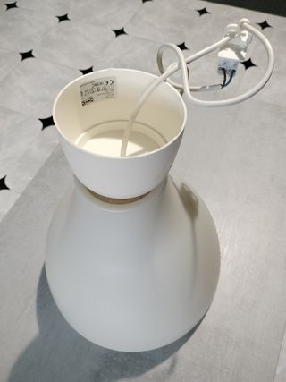 Lampara Ikea Melodi blanca