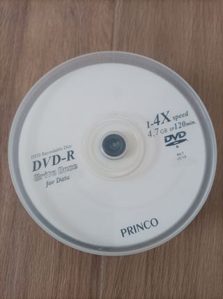 DVD-R Princo 4.7GB 1-4x y CD-ROM de 680 y 700MB