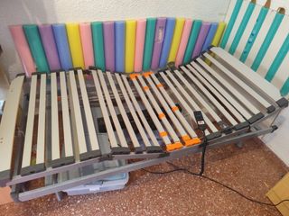 Cama articulada eléctrica + colchón antiescaras

