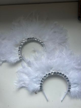 Diadema plumas hora loca 