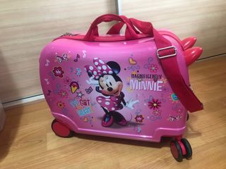 Maleta Minnie Mouse infantil rosa