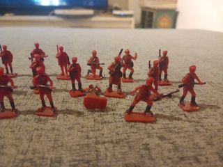 Soldados Montaplex años 80 pintados a mano