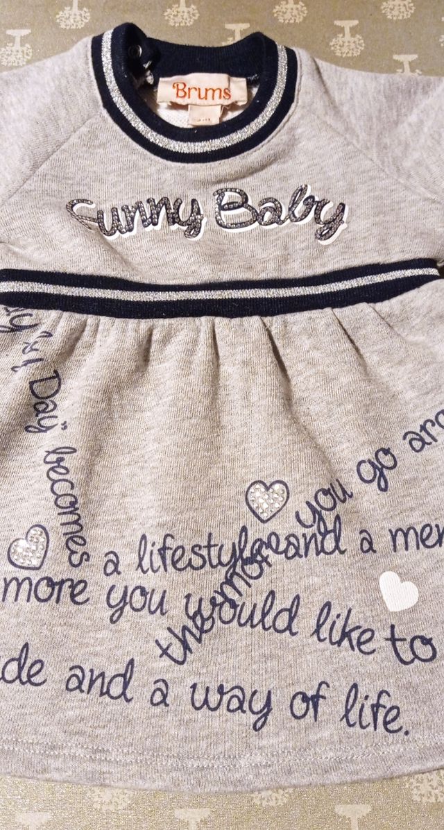 Vestito Brums bimba 3 mesi