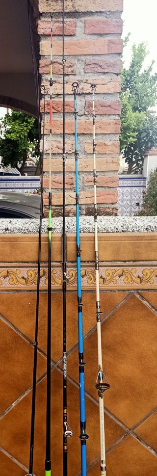  Cañas de pescar