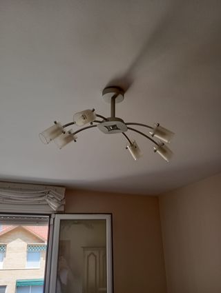 Lámpara techo 6 luces 